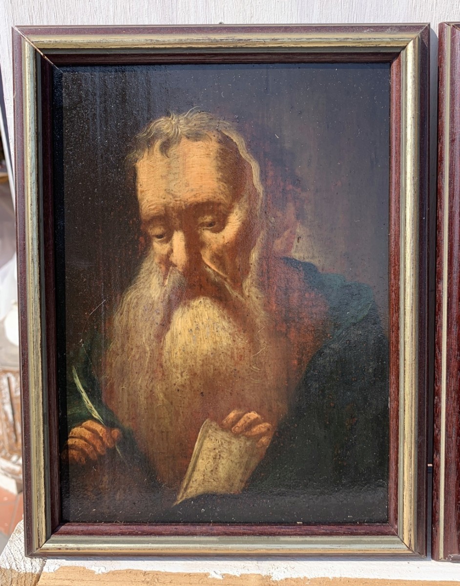 Pittore italiano (XVIII secolo) - I Quattro Evangelisti.-photo-1