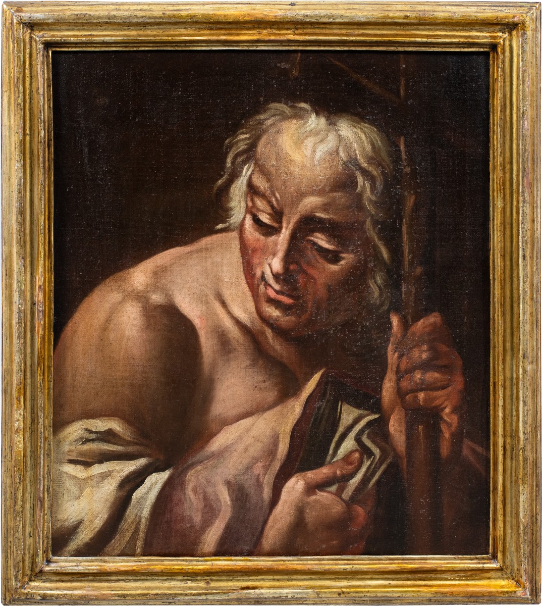 Cerchia di Giambattista Piazzetta (Venezia 1683 - Venezia 1754) - Sei apostoli a mezzobusto.-photo-1