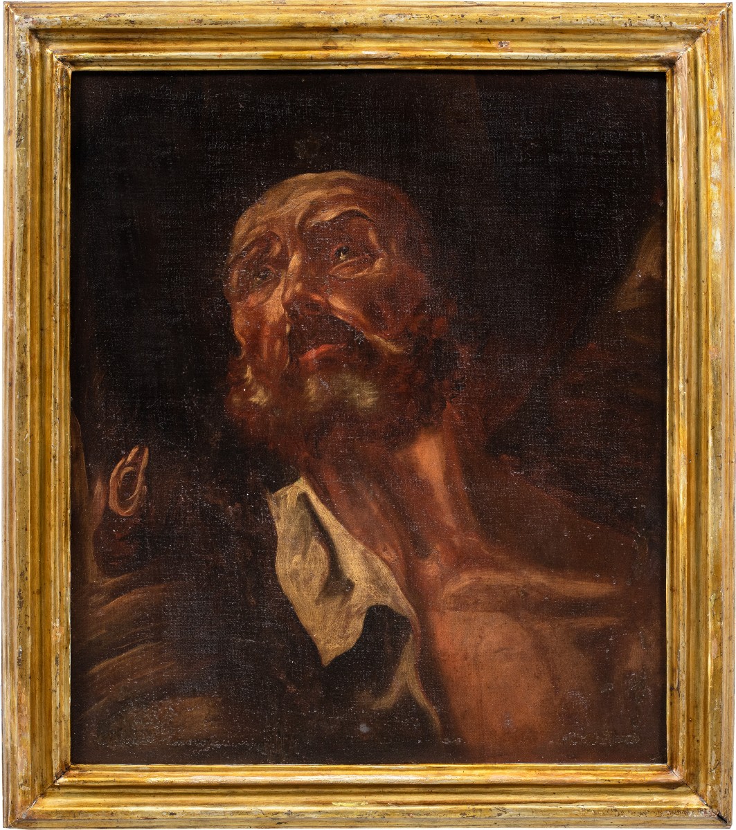 Cerchia di Giambattista Piazzetta (Venezia 1683 - Venezia 1754) - Sei apostoli a mezzobusto.-photo-3