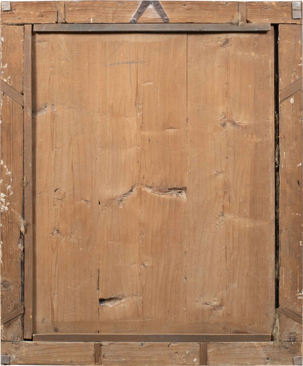 Specchiera in legno intagliato e dorato. Venezia, XVIII secolo.-photo-3