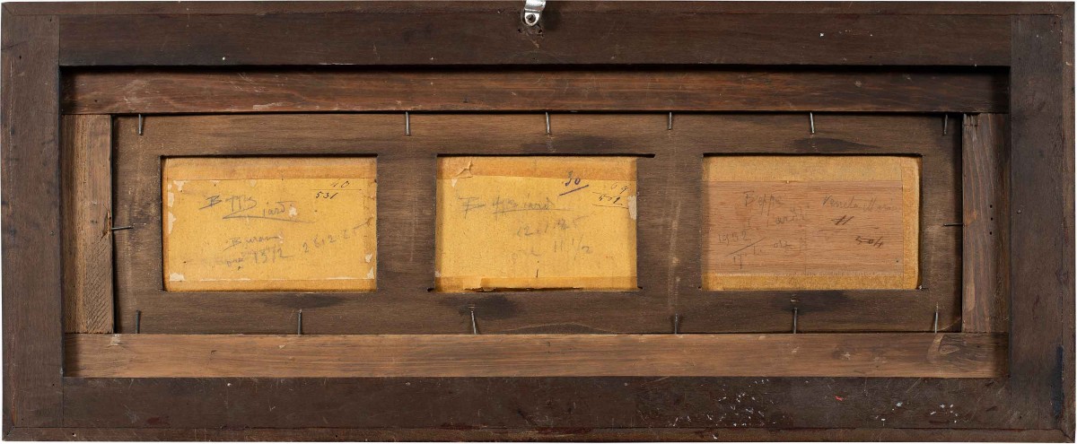 Beppe Ciardi (Venezia 1875 - Quinto di Treviso 1932) - Trittico di vedute veneziane.-photo-1