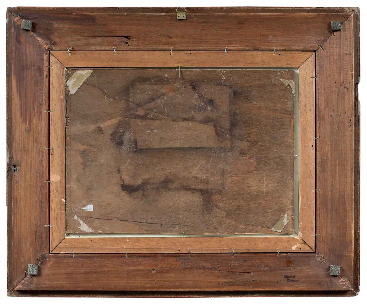 Lucia Ponga degli Ancillo (1887 - 1966) - Capriccio veneziano con pontile, gondola e macchiette-photo-3