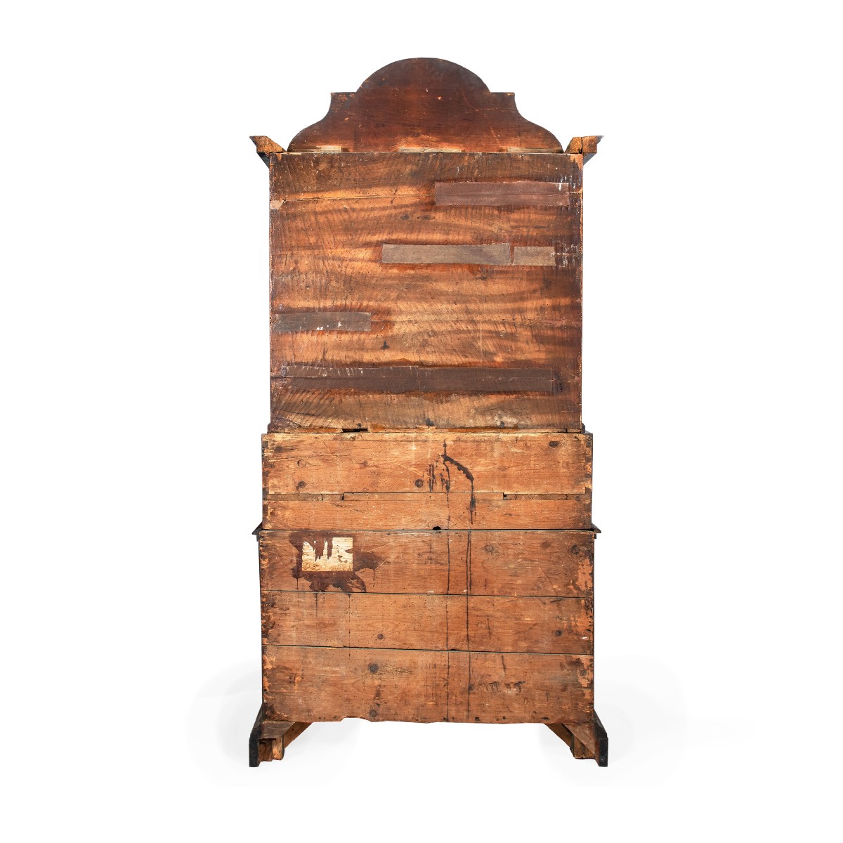 Coppia di trumeau in noce finemente intarsiati. Veneto, XVIII secolo.-photo-1