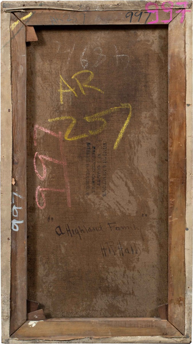 Henry Robinson Hall (York 1859 - Barrow-in-Furness 1927) - Famiglia di ovini nelle Highlands.-photo-4