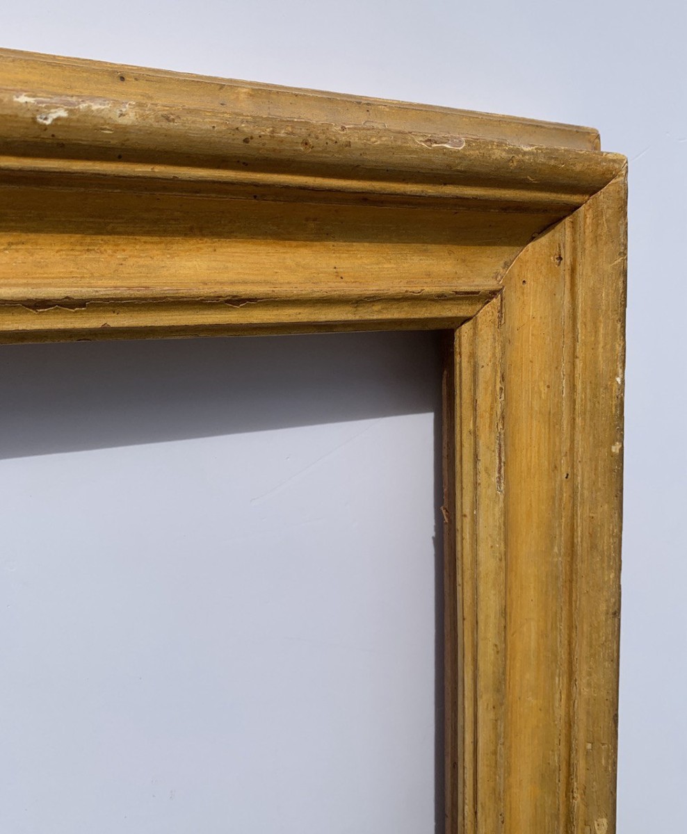Cornice a cassetta in legno dorato. Toscana, XVII secolo.-photo-2