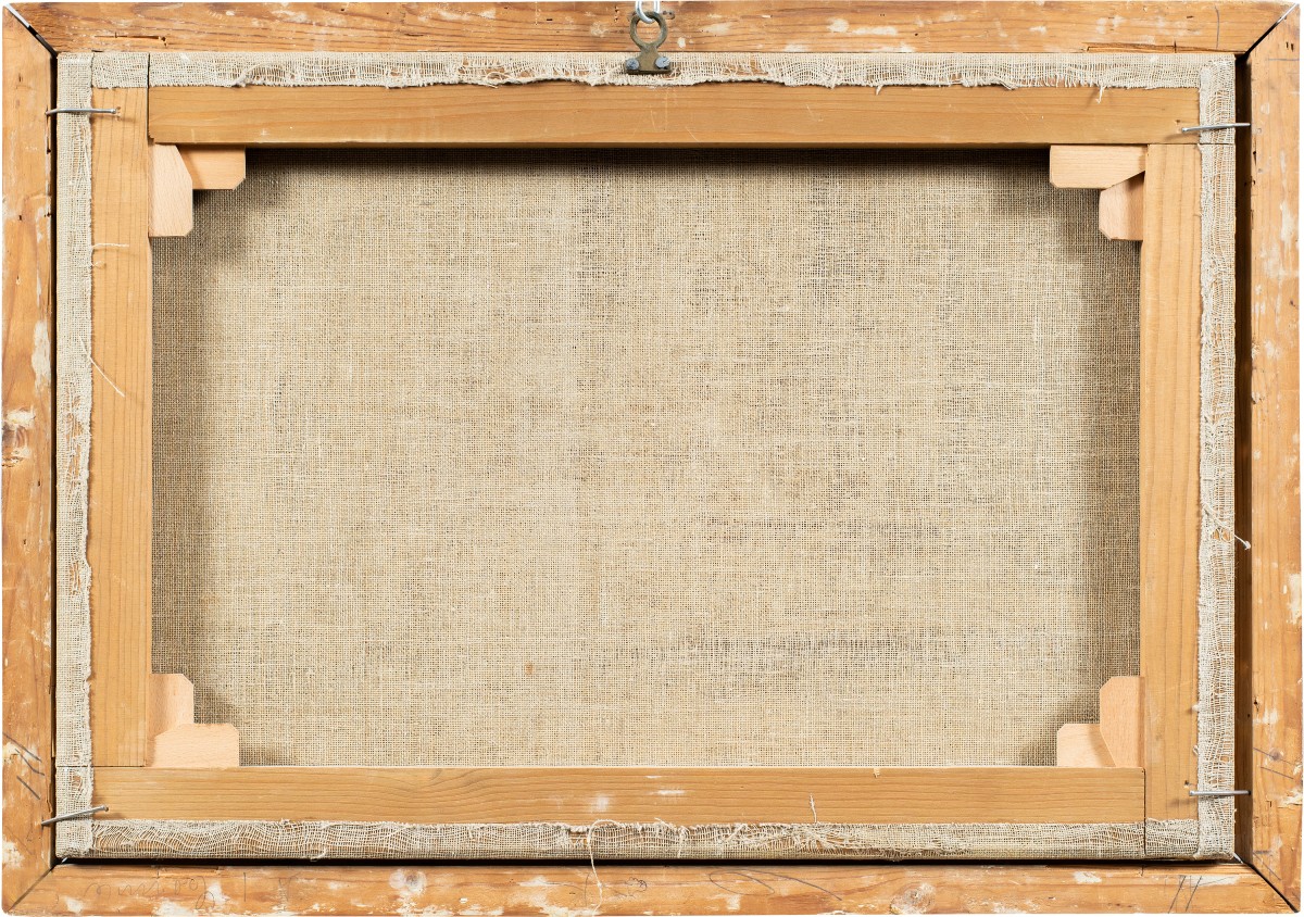 Pittore veneziano (XVIII sec.) - Scena orientale con figure in costume turco e pappagallo.-photo-4