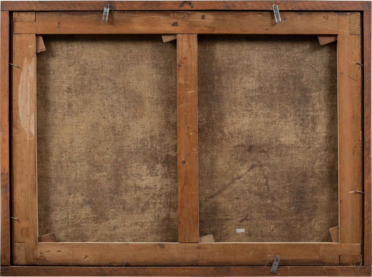 Attribuito a Bartolomeo Pedon (Venezia 1665 - Venezia 1732) - Paesaggio fluviale con pescatori.-photo-3