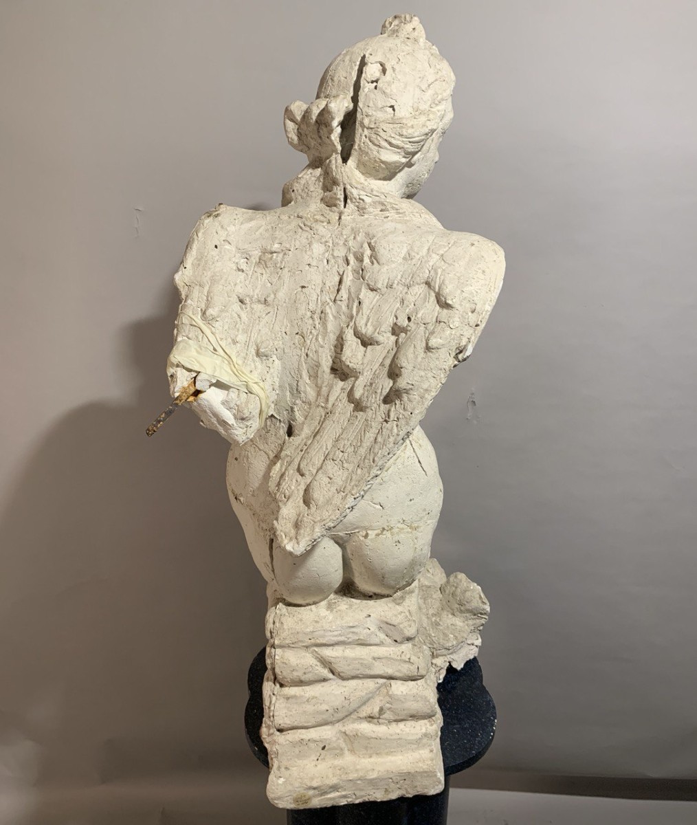 Scultore italiano (XVII secolo) - Coppia di sirene alate bicaudate.-photo-4