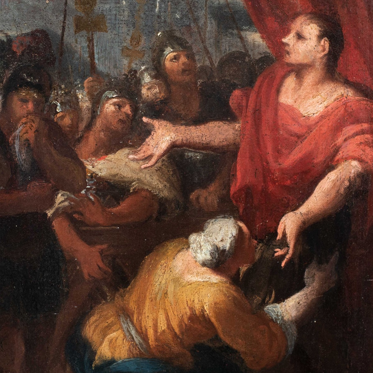 Pier Dandini (Firenze 1646 - Firenze 1712) - Coriolano supplicato dalla madre.-photo-2