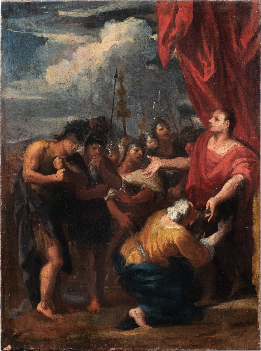 Pier Dandini (Firenze 1646 - Firenze 1712) - Coriolano supplicato dalla madre.