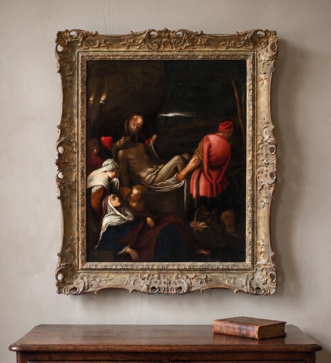 Bottega di Jacopo Bassano (Bassano del Grappa 1510 ca.-1592) - Trasporto di Cristo al Sepolcro.-photo-4