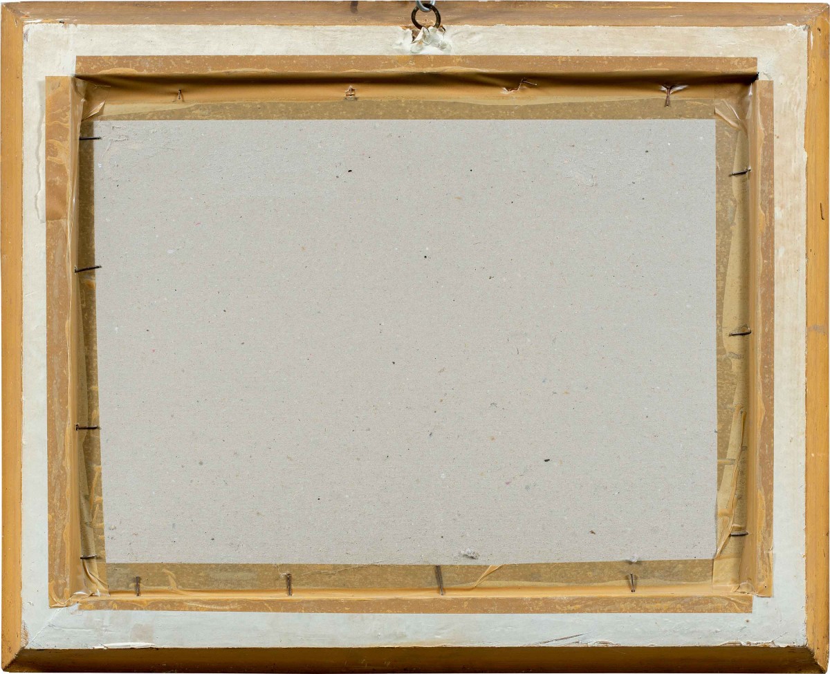Pittore francese (XIX secolo) - Trompe l'oeil con stampe da collezione.-photo-3
