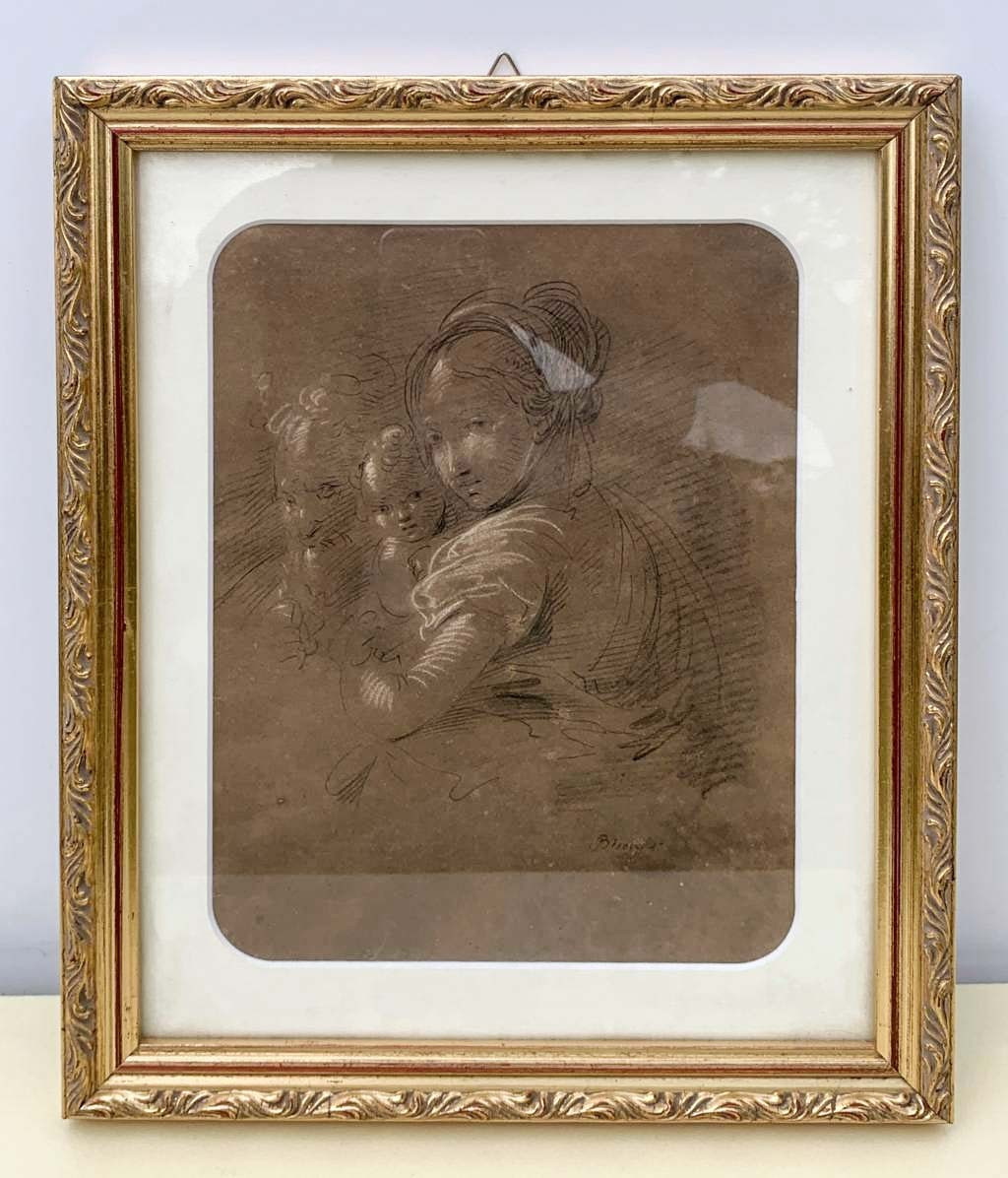 Giuseppe Bernardino Bison (Palmanova 1762 - Milano 1844) - Sacra Famiglia.-photo-1
