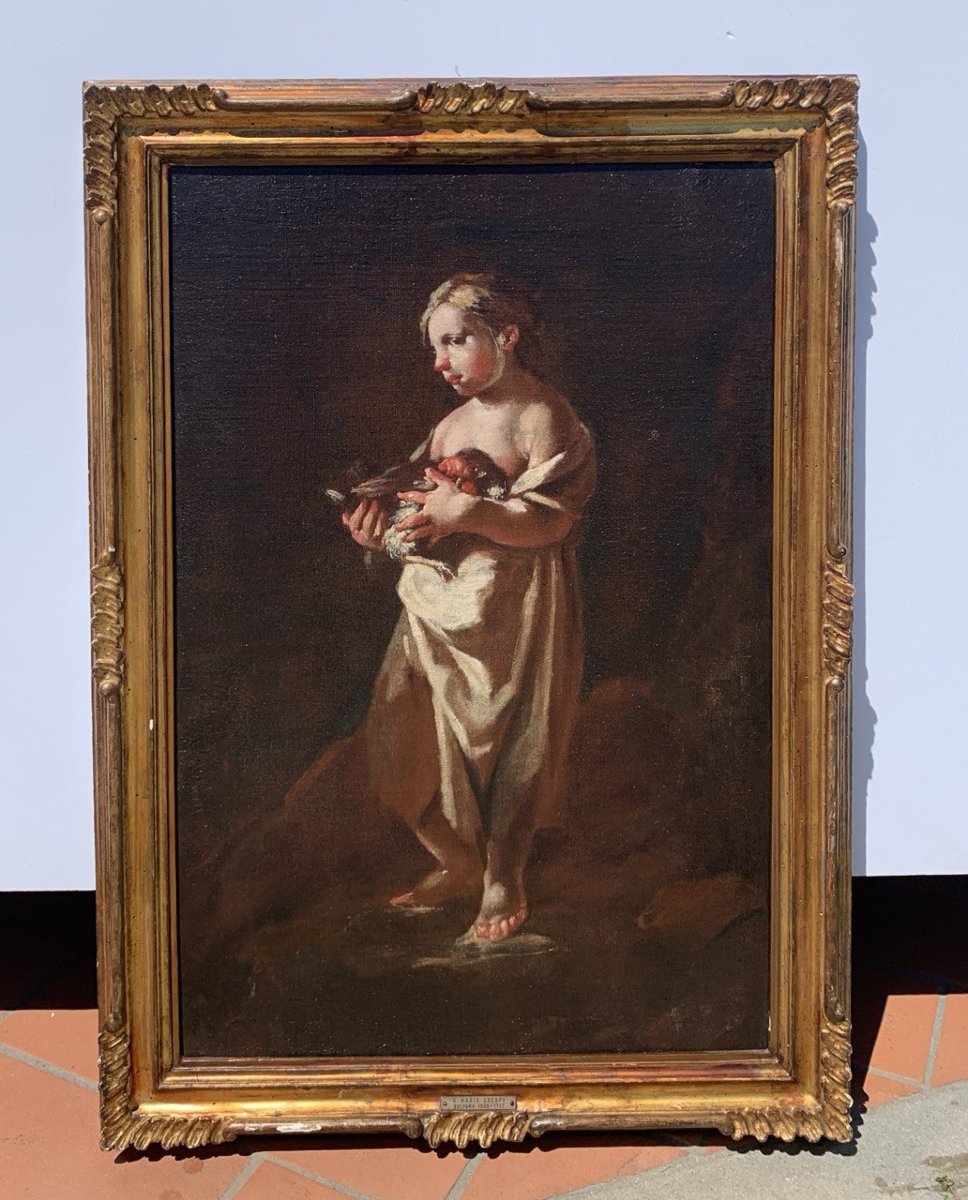 Giuseppe Maria Crespi detto lo Spagnoletto (Bologna 1665 - Bologna 1747) - Coppia di fanciulli.-photo-3