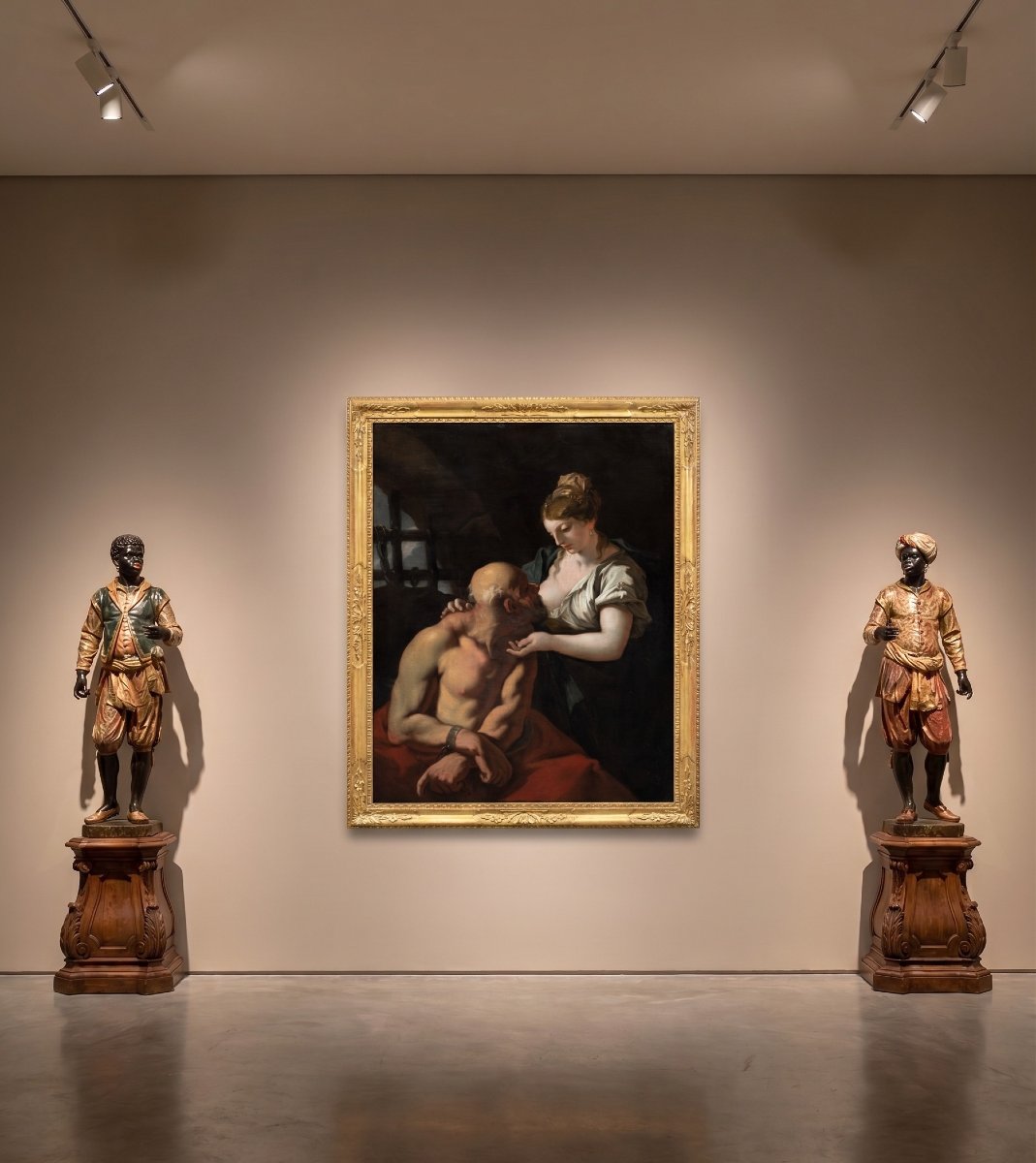 Giovanni Antonio Pellegrini (Venezia 1675 - Venezia 1741) - Carità Romana (Cimone e Pero).-photo-1