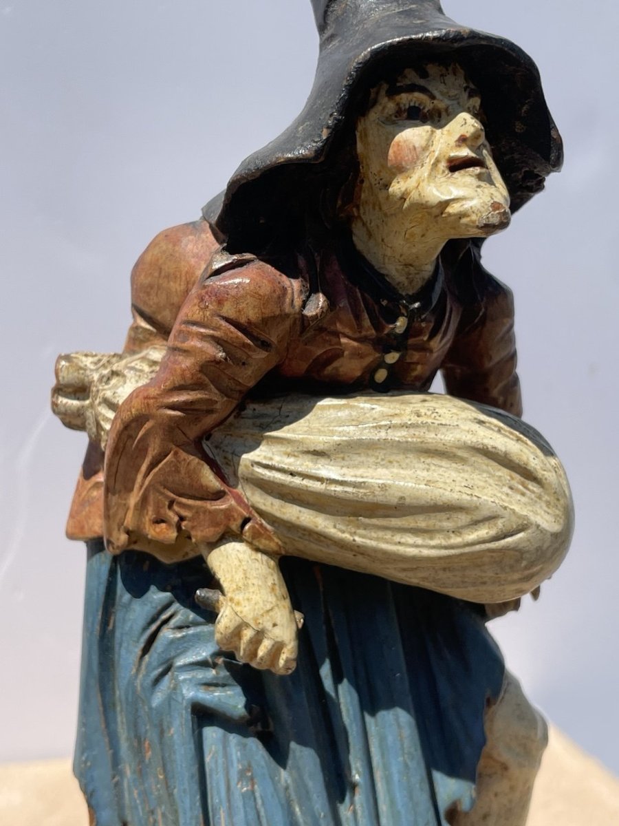 Scultore veneziano (XVIII secolo) - Tre figure di pitocchi.-photo-2