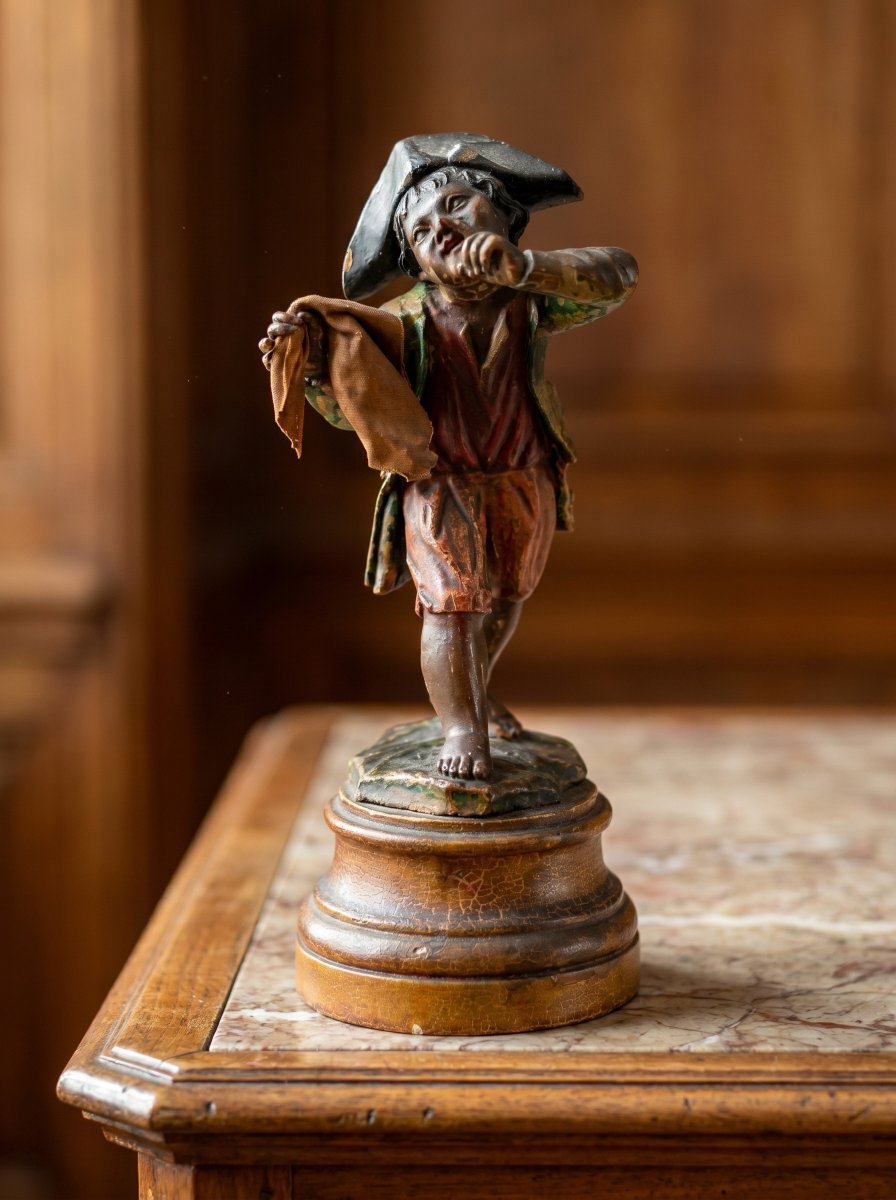 Scultore veneziano (XVIII secolo) - Fanciullo danzante.-photo-3