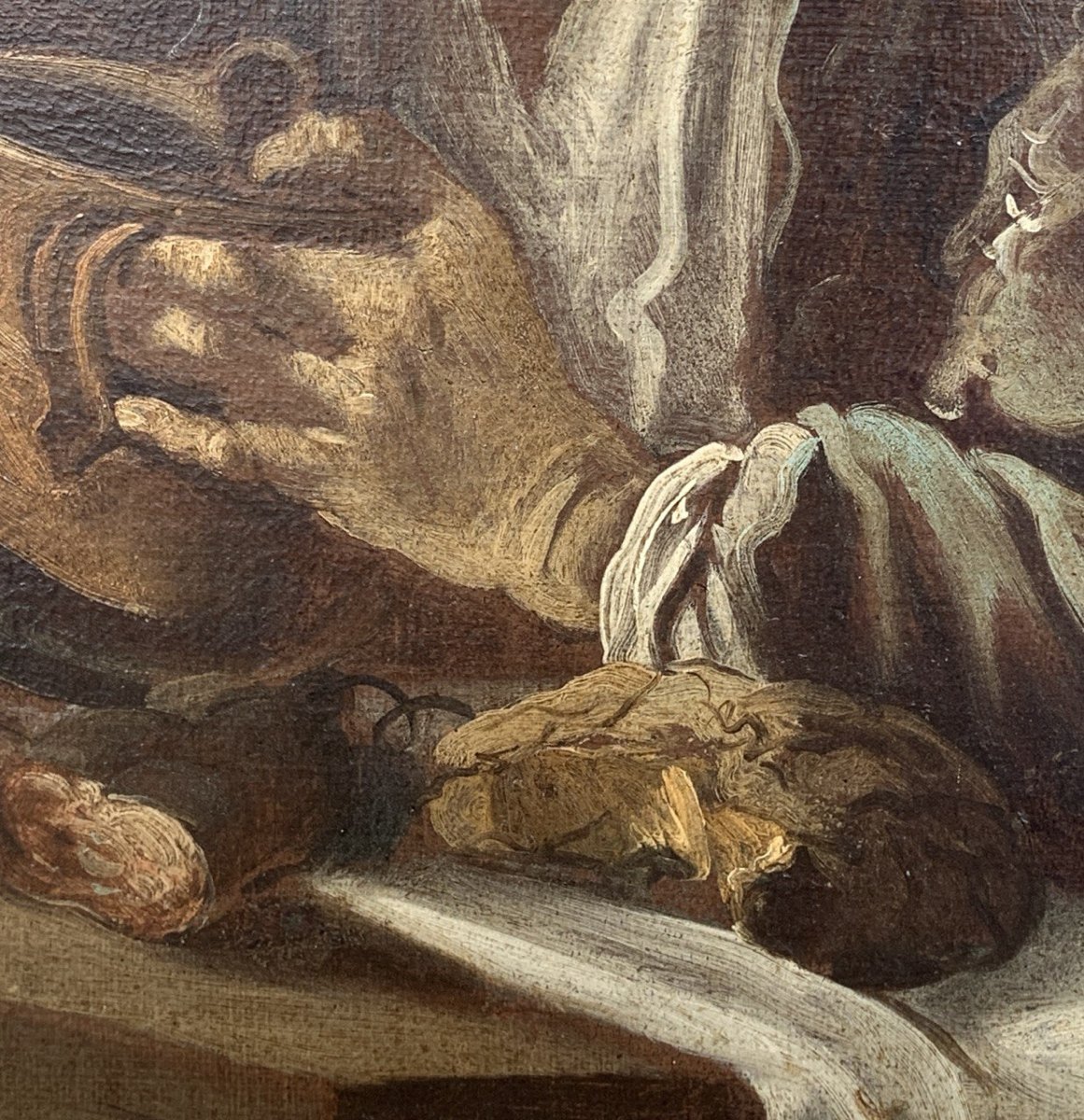 Cerchia di Giacomo Francesco Cipper detto il Todeschini (XVIII) - Scena di genere con giovane.-photo-2