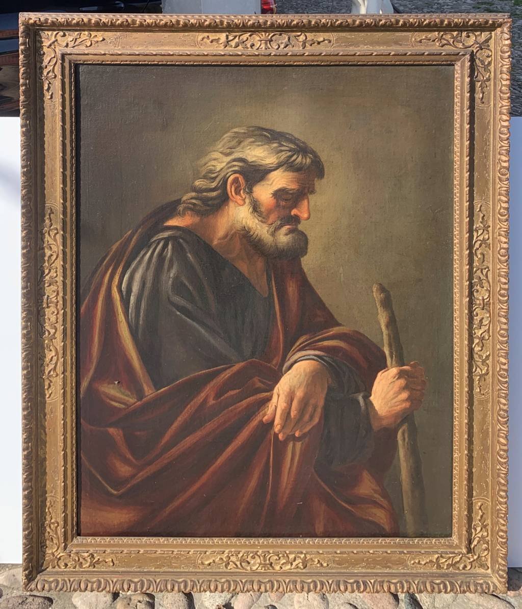 Cerchia di Jusepe de Ribera (Xàtiva 1591 - Napoli 1652) - San Giuseppe.-photo-1