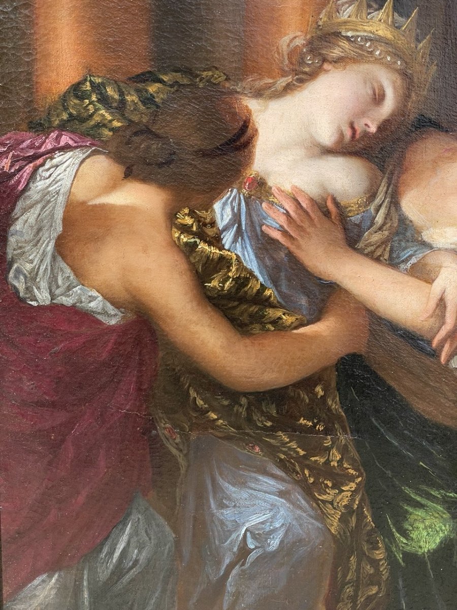 Pier Dandini (Firenze 1646 - Firenze 1712) - Ester e Assuero.-photo-3