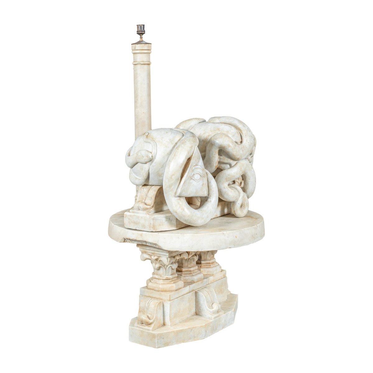 Scultore italiano (inizi XX sec.) - Altare massonico.-photo-3
