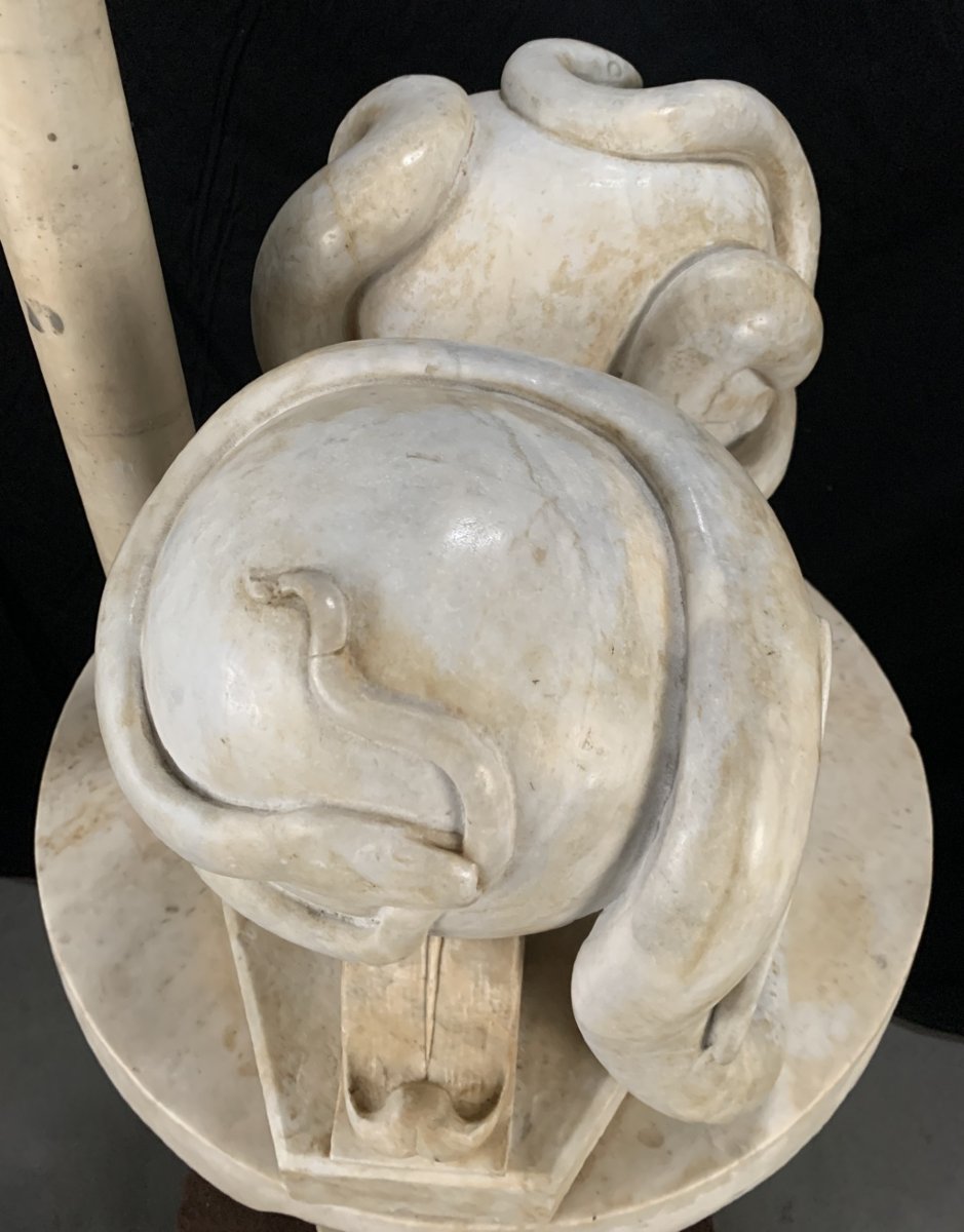 Scultore italiano (inizi XX sec.) - Altare massonico.-photo-5