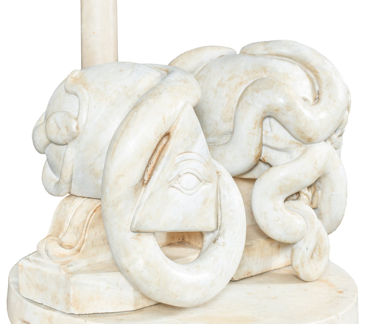 Scultore italiano (inizi XX sec.) - Altare massonico.-photo-2