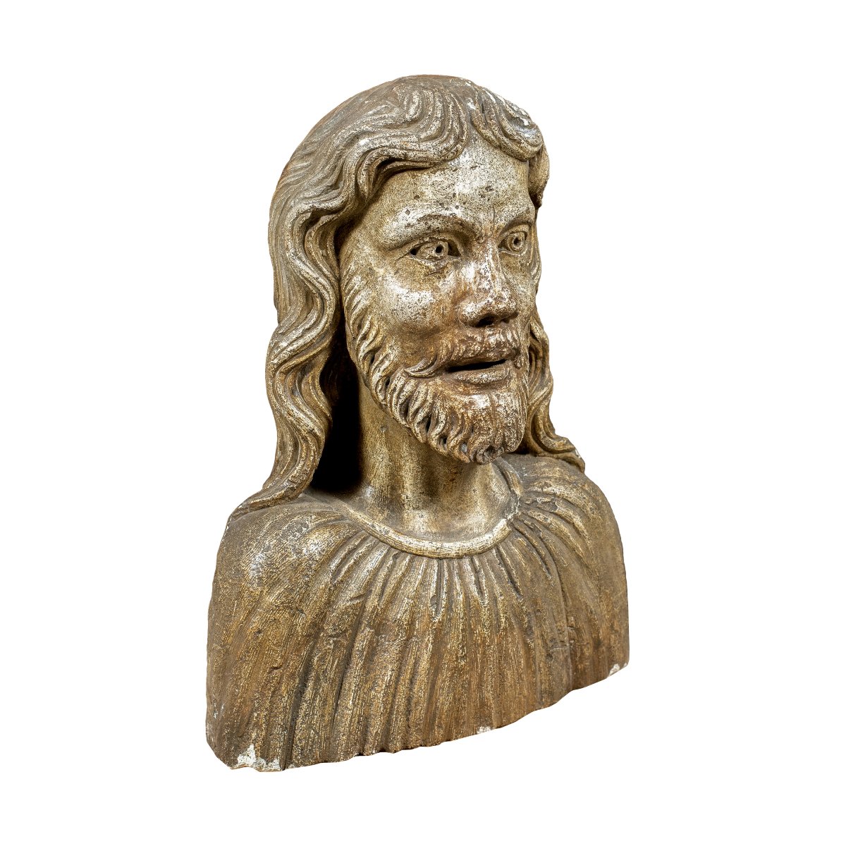 Scultore italiano (XV-XVI secolo) - Busto di Cristo.-photo-2