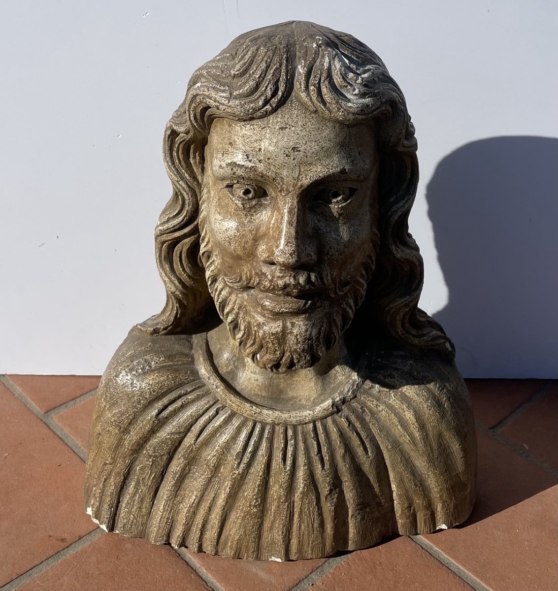 Scultore italiano (XV-XVI secolo) - Busto di Cristo.-photo-1