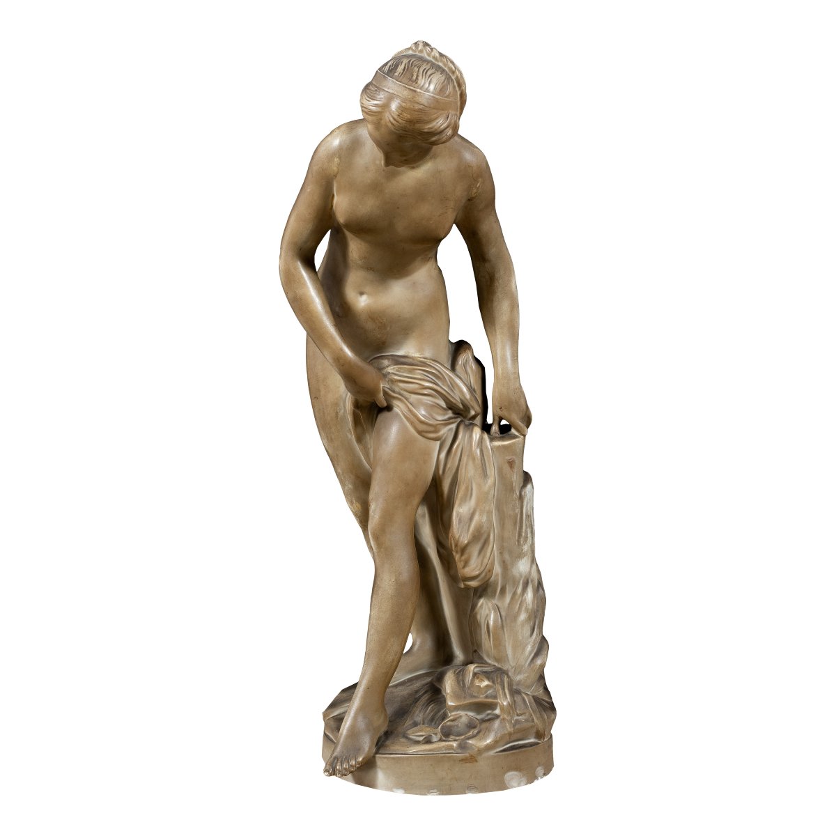 Manifattura del XIX - da Étienne-Maurice Falconet (Parigi 1716 - Parigi 1791) - La Bagnante.-photo-2