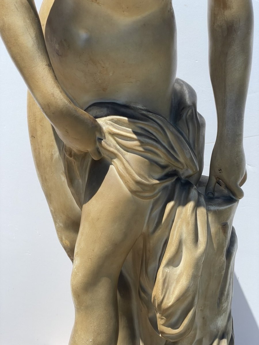 Manifattura del XIX - da Étienne-Maurice Falconet (Parigi 1716 - Parigi 1791) - La Bagnante.-photo-1