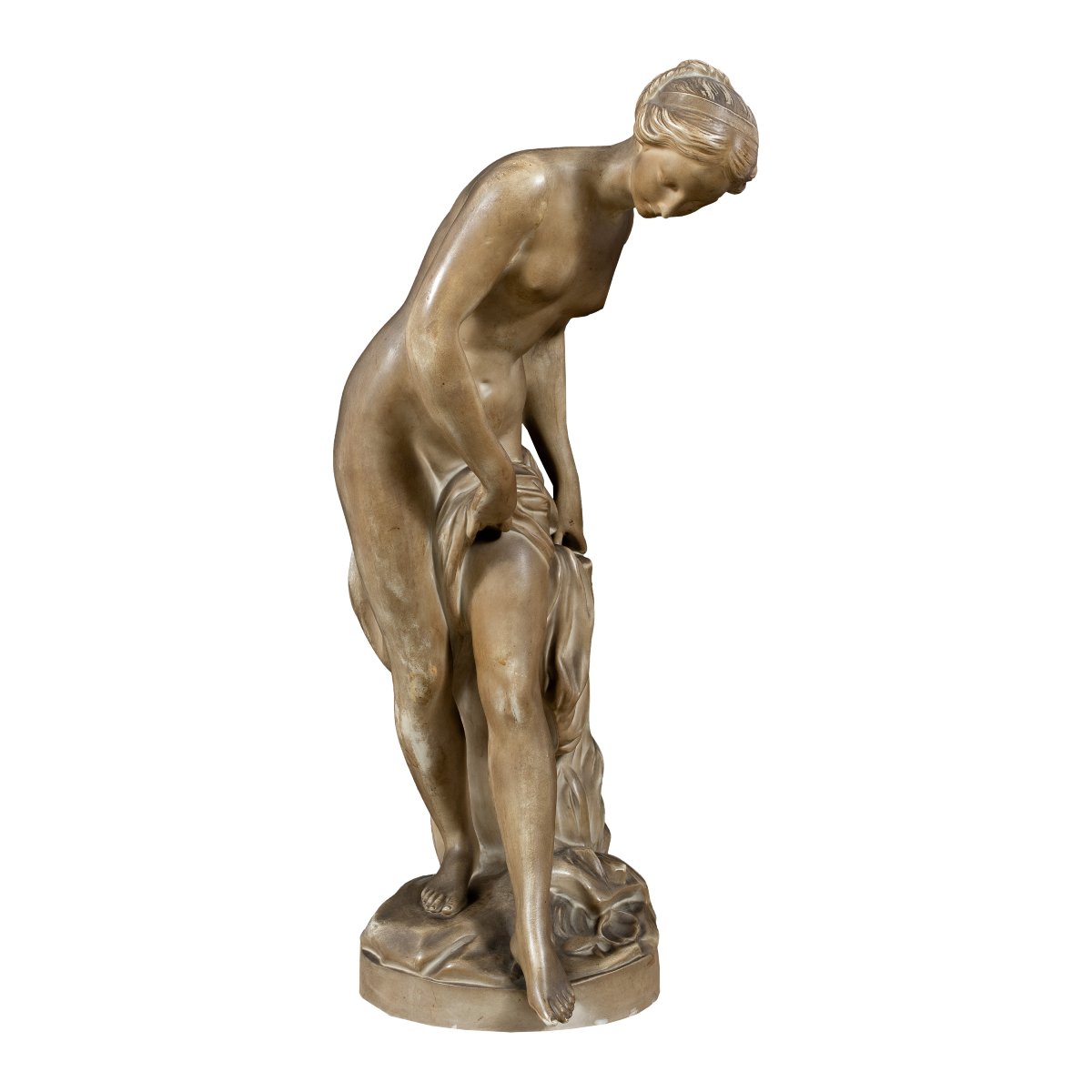 Manifattura del XIX - da Étienne-Maurice Falconet (Parigi 1716 - Parigi 1791) - La Bagnante.
