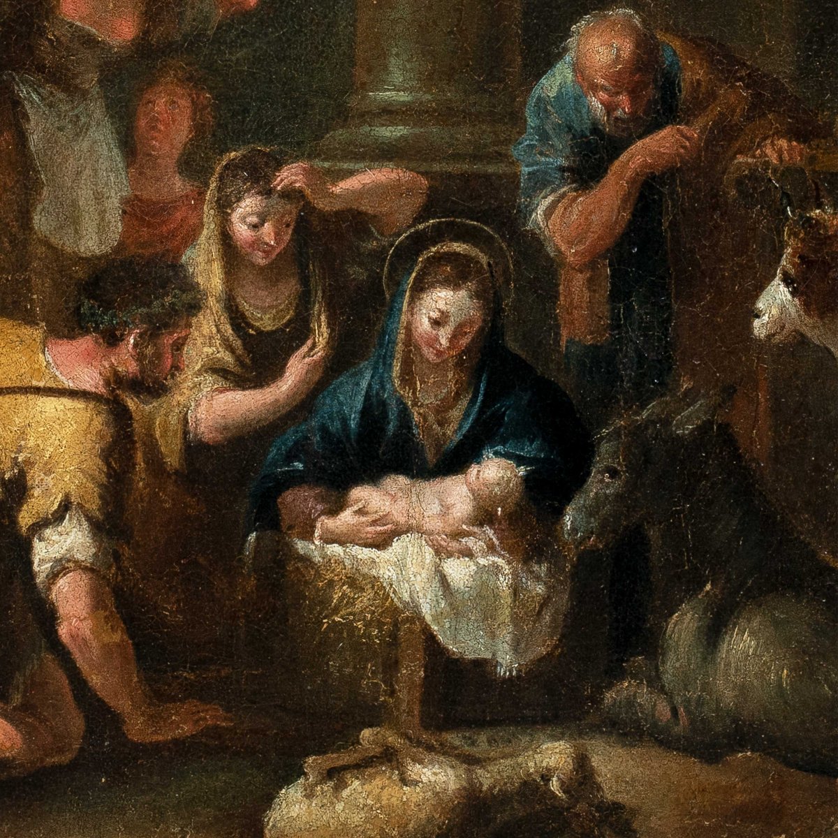 Bottega di Sebastiano Ricci (Belluno 1659 - Venezia 1734) - Adorazione dei Pastori.-photo-2