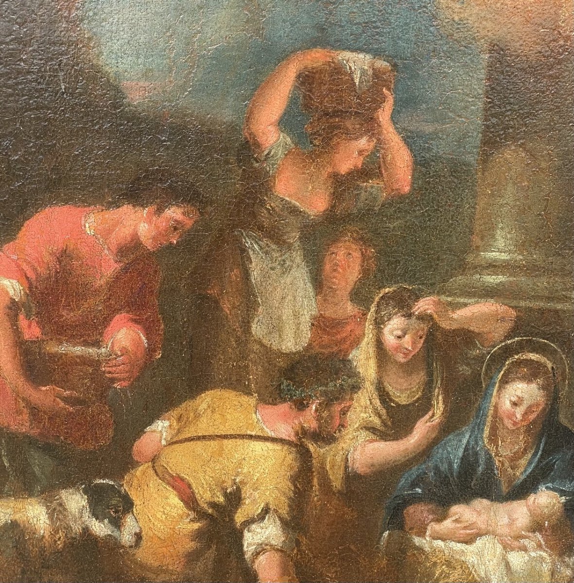 Bottega di Sebastiano Ricci (Belluno 1659 - Venezia 1734) - Adorazione dei Pastori.-photo-2