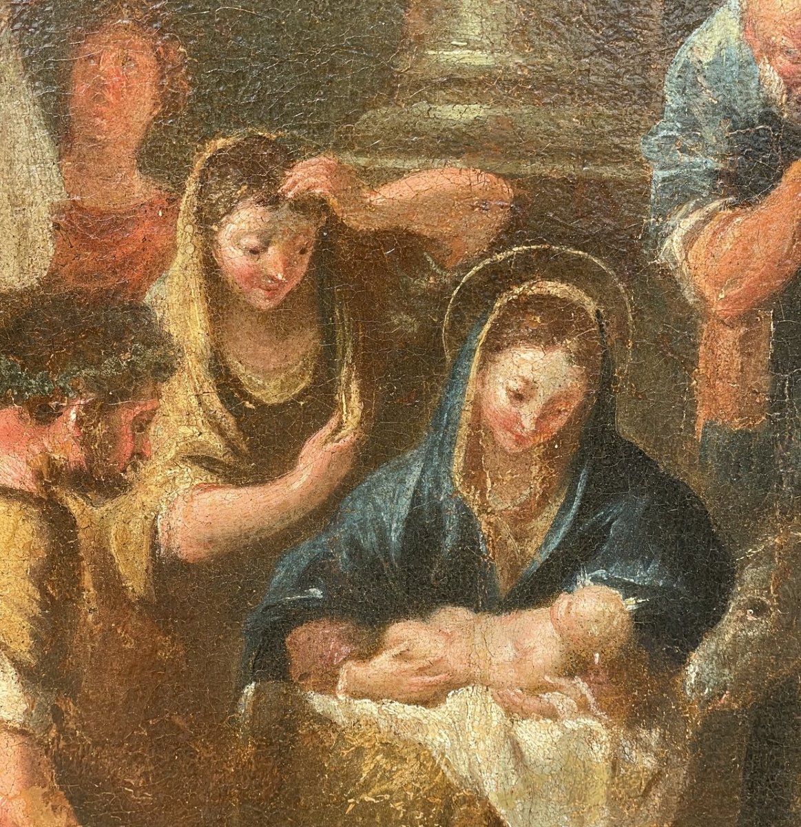 Bottega di Sebastiano Ricci (Belluno 1659 - Venezia 1734) - Adorazione dei Pastori.-photo-3
