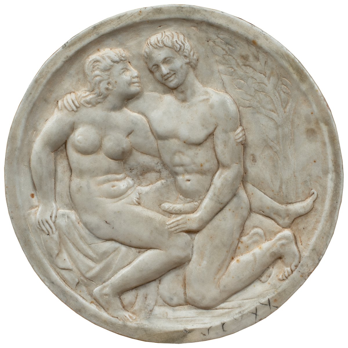 Scultore italiano (XX sec.) - Scena erotica.
