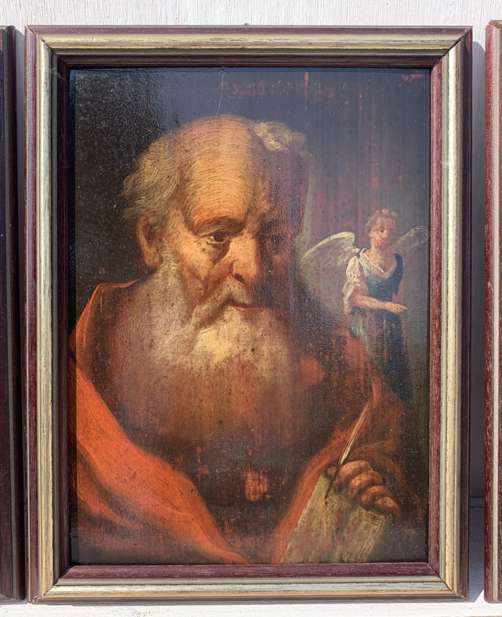 Pittore italiano (XVIII secolo) - I Quattro Evangelisti.-photo-1
