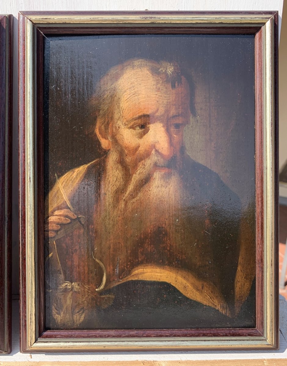 Pittore italiano (XVIII secolo) - I Quattro Evangelisti.-photo-3