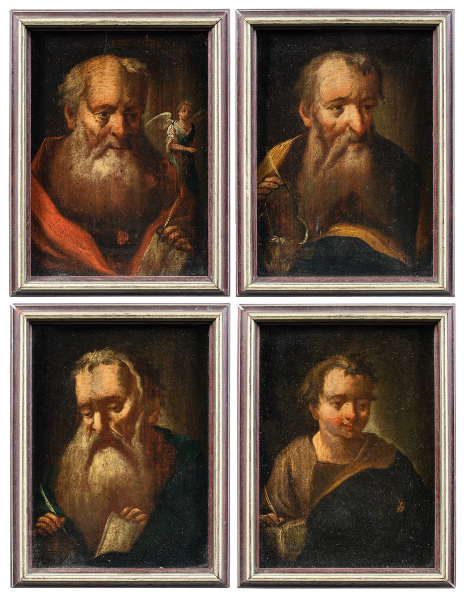 Pittore italiano (XVIII secolo) - I Quattro Evangelisti.