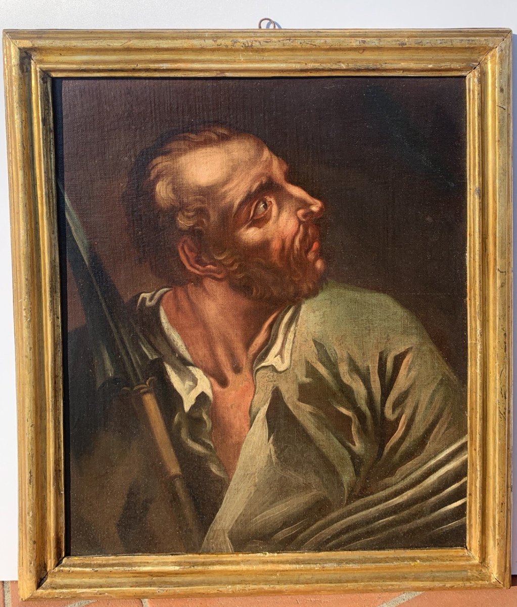 Cerchia di Giambattista Piazzetta (Venezia 1683 - Venezia 1754) - Sei apostoli a mezzobusto.-photo-2