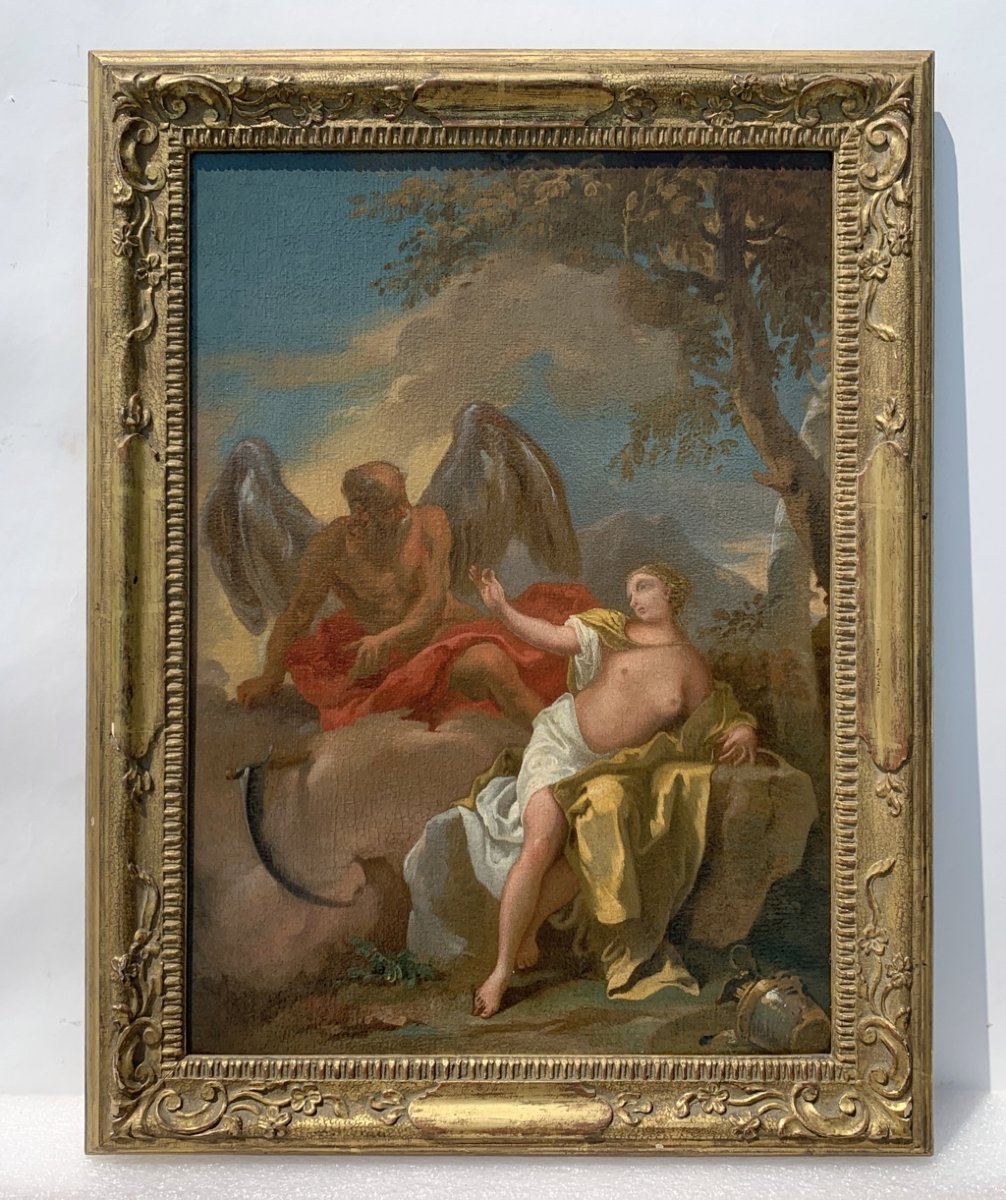 Cerchia di Sebastiano Ricci (Belluno 1659 - Venezia 1734) - Il Tempo e la Giovinezza.-photo-1