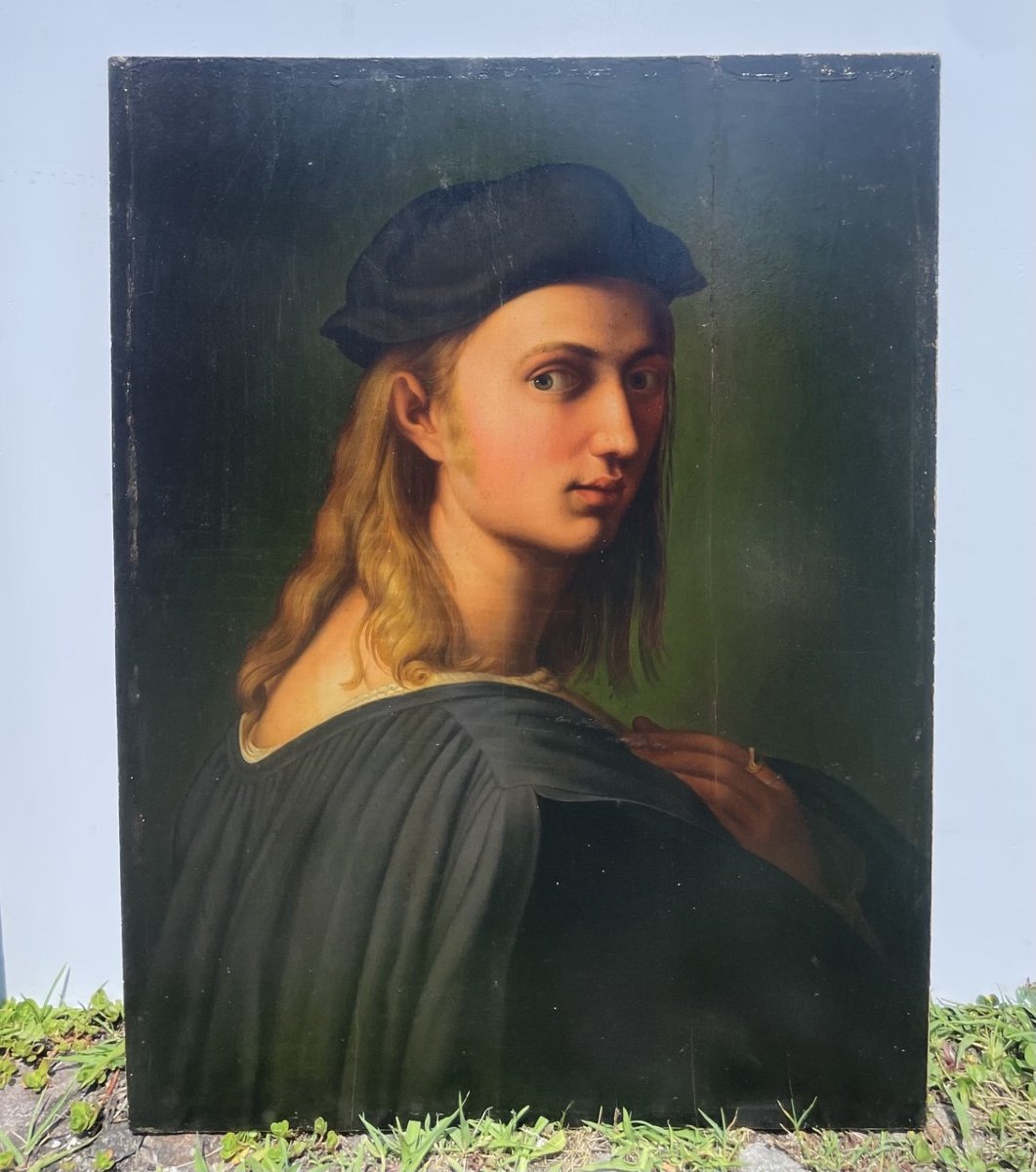 Seguace di Raffaello Sanzio (Urbino 1483 - Roma 1520) - Ritratto di Bindo Altoviti.-photo-4