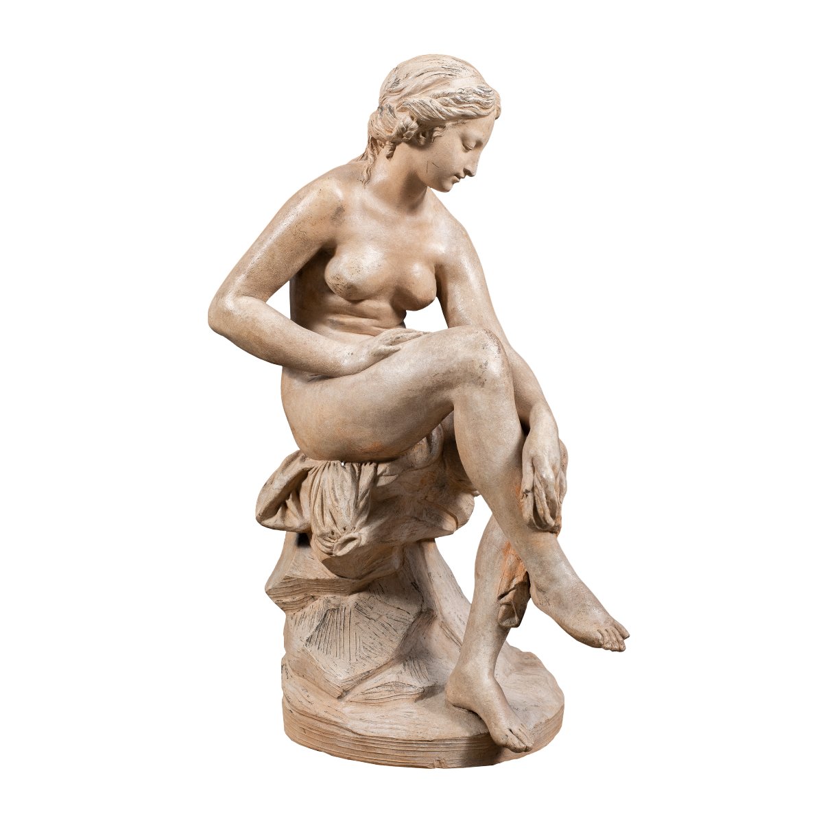 Plasticatore italiano (XVIII sec.) - Venere al bagno.-photo-3