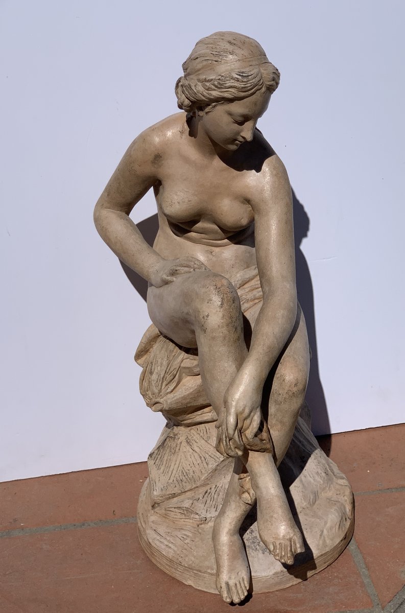 Plasticatore italiano (XVIII sec.) - Venere al bagno.-photo-4
