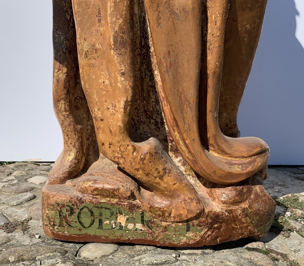 Scultore italiano (XVI secolo) - San Roberto.-photo-1