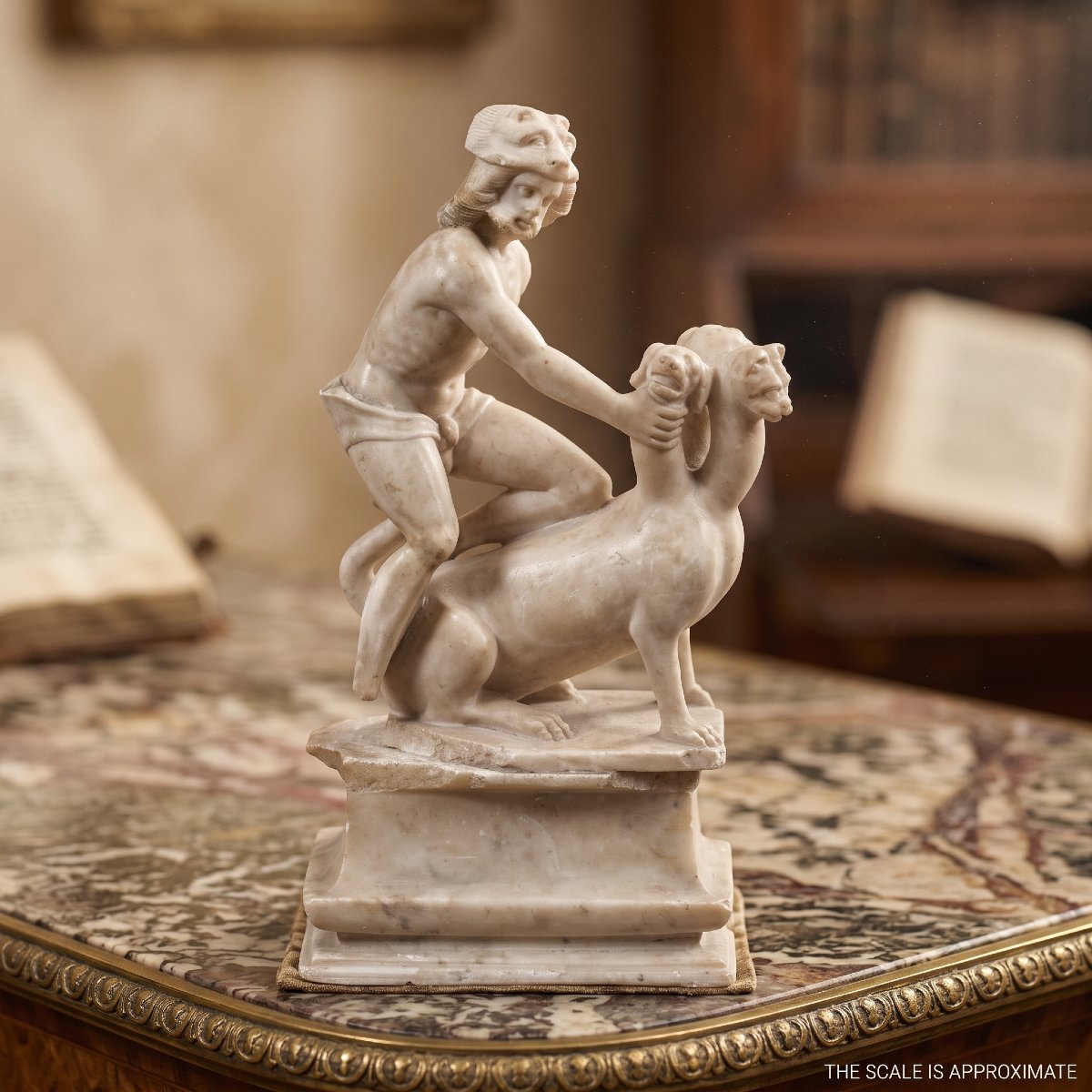 Scultore italiano (XVII secolo) - Ercole e Cerbero.-photo-3
