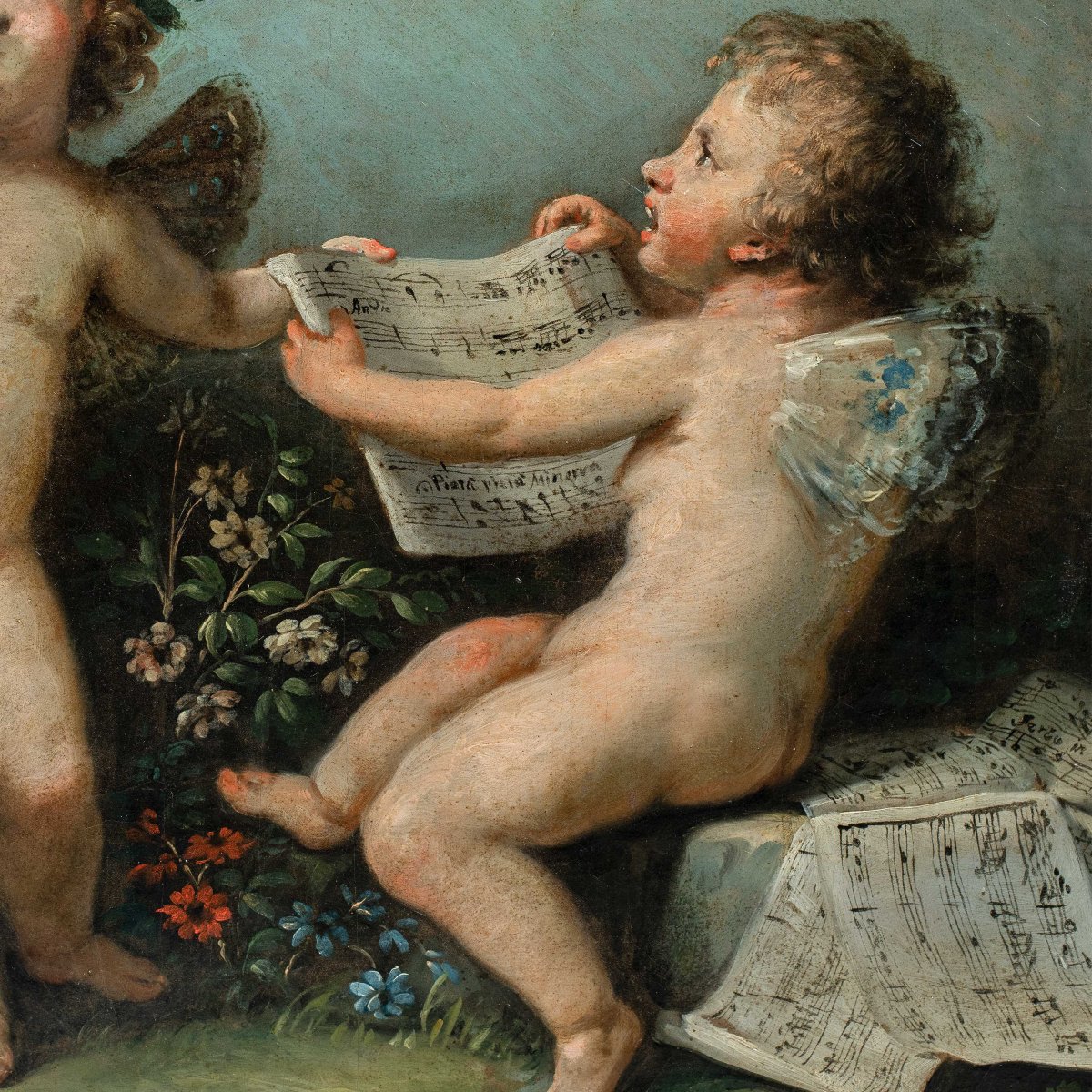 Fedele Fischetti (Napoli 1732 - Napoli 1792) - Allegoria della Musica. -photo-2