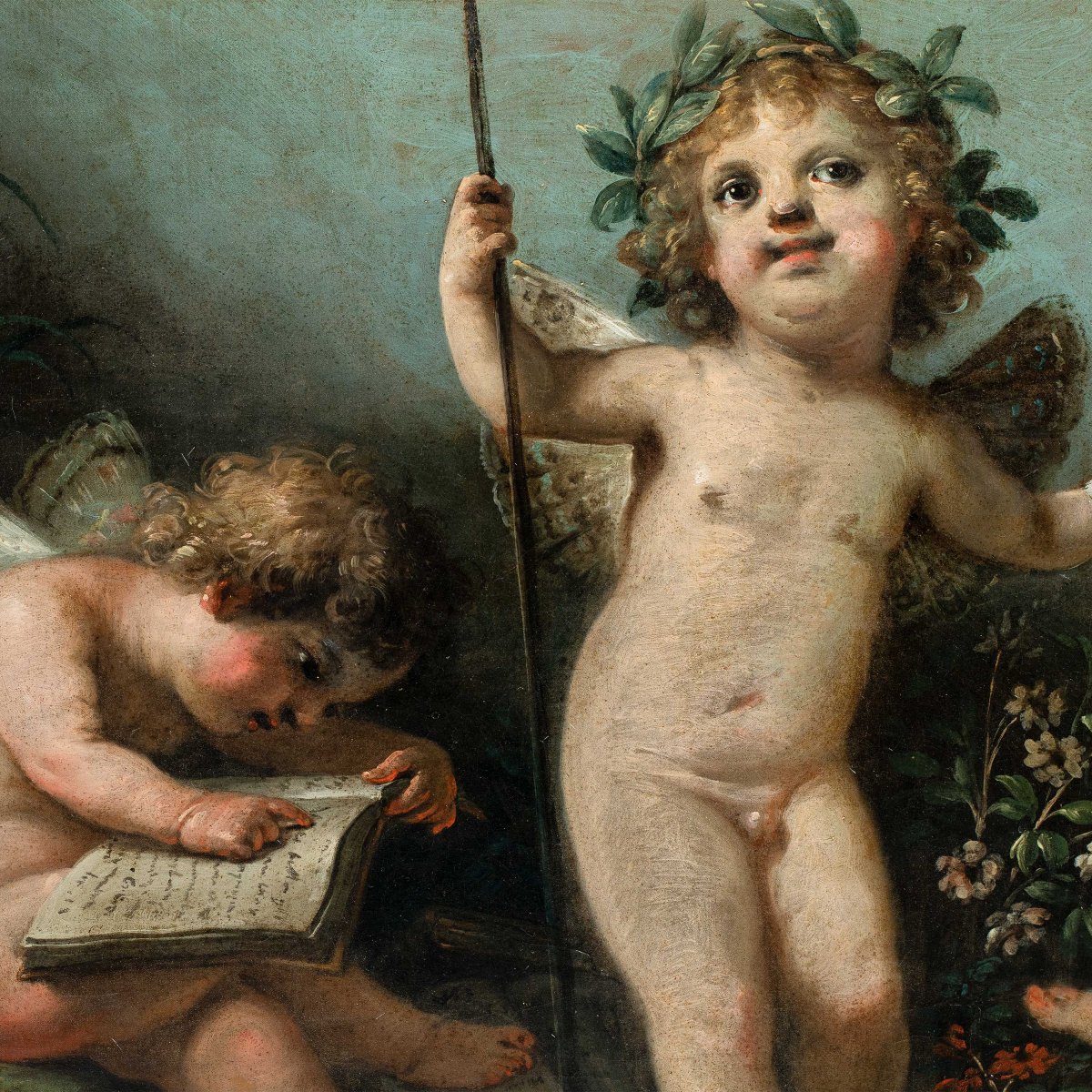 Fedele Fischetti (Napoli 1732 - Napoli 1792) - Allegoria della Musica. -photo-3