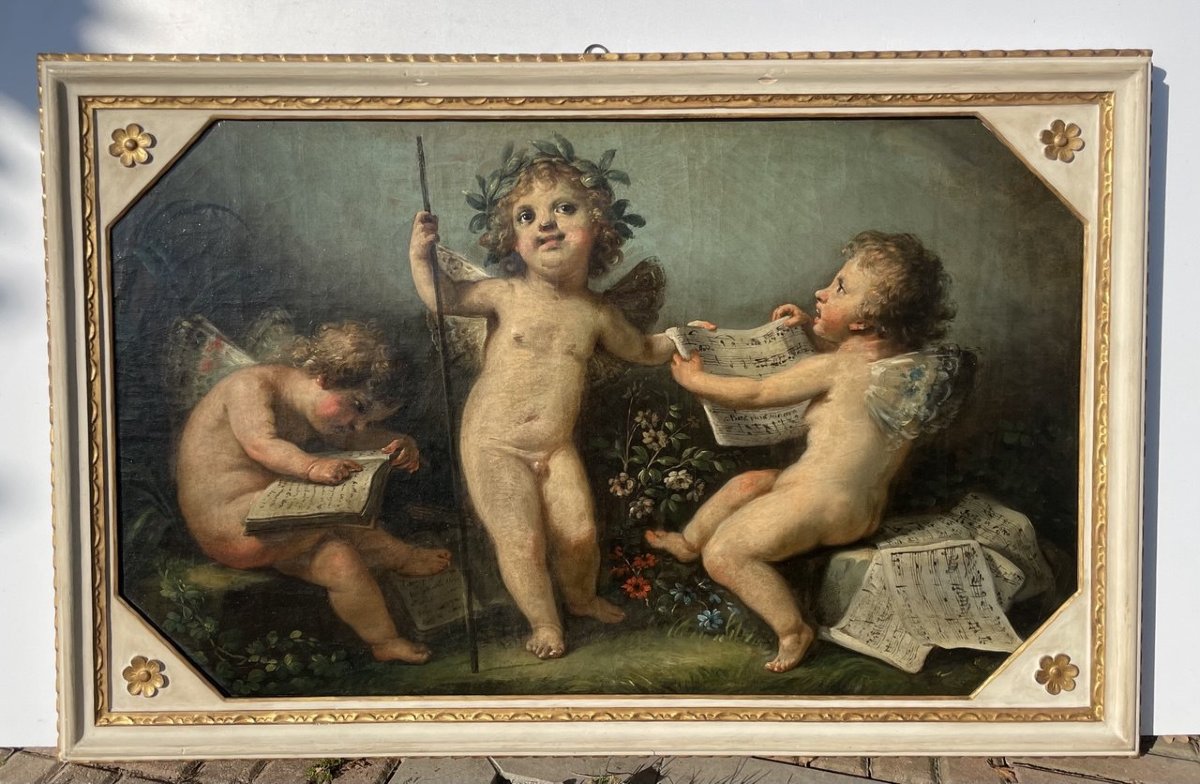 Fedele Fischetti (Napoli 1732 - Napoli 1792) - Allegoria della Musica. -photo-1