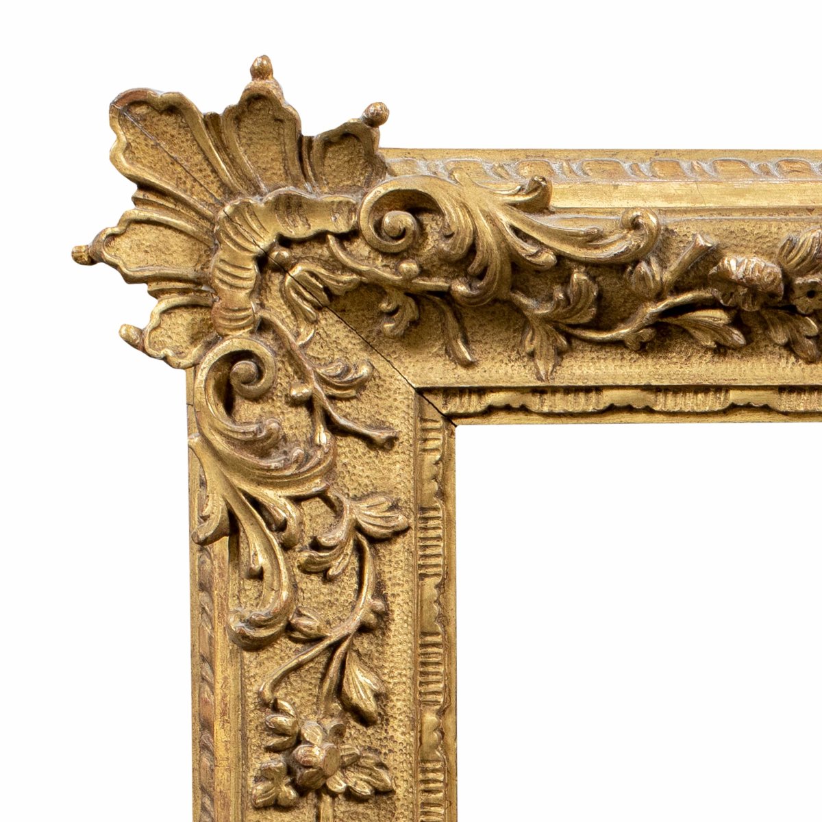 Cornice in legno intagliato e dorato. Venezia, inizi XX secolo.-photo-3